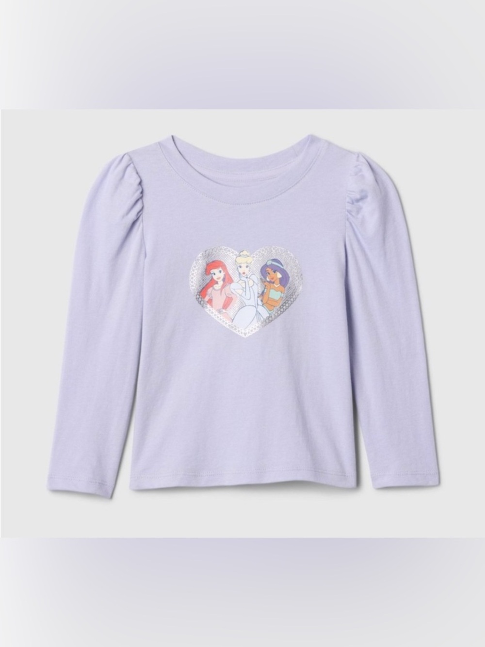 Gap Lavender Princess Graphic Long-Sleeve Top